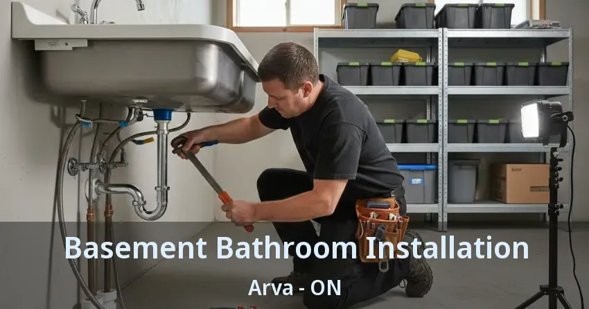 Basement Bathroom Installation Arva - ON