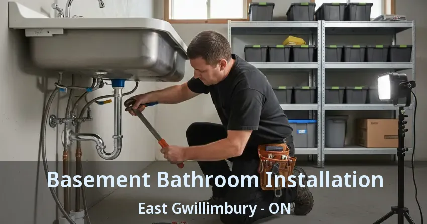 Basement Bathroom Installation East Gwillimbury - ON