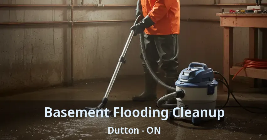 Basement Flooding Cleanup Dutton - ON