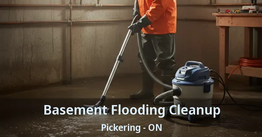 Basement Flooding Cleanup Pickering - ON