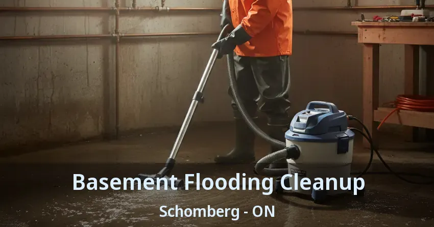 Basement Flooding Cleanup Schomberg - ON