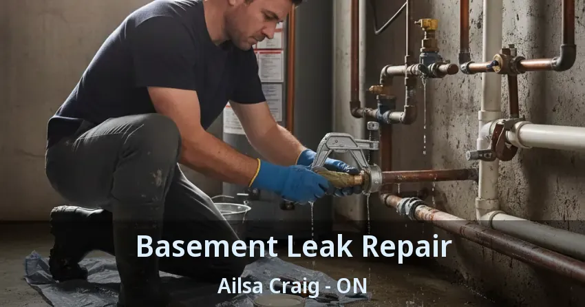 Basement Leak Repair Ailsa Craig - ON