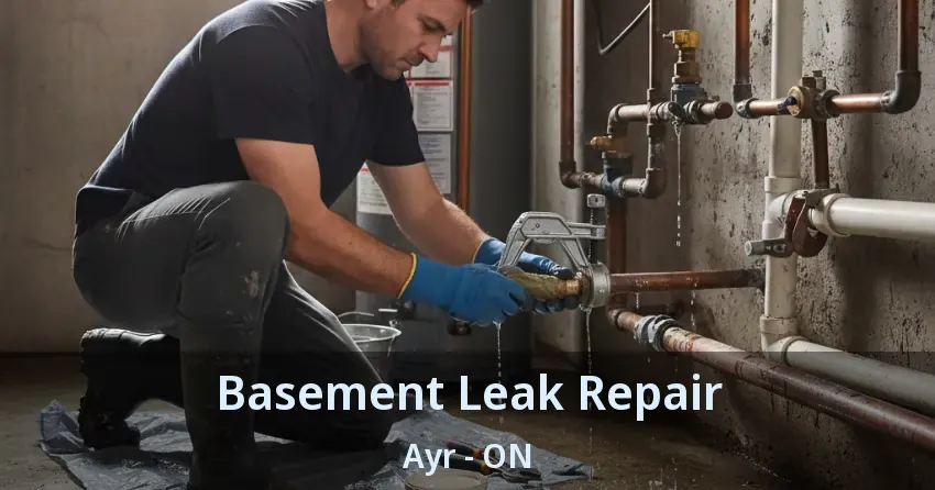 Basement Leak Repair Ayr - ON