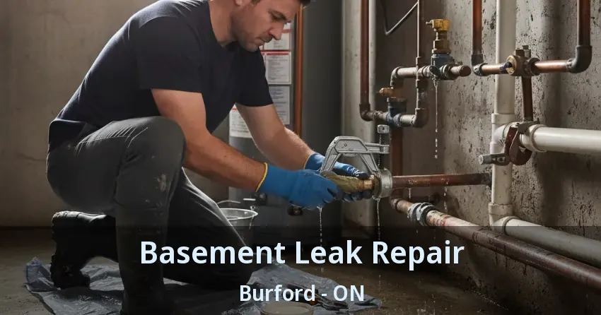 Basement Leak Repair Burford - ON