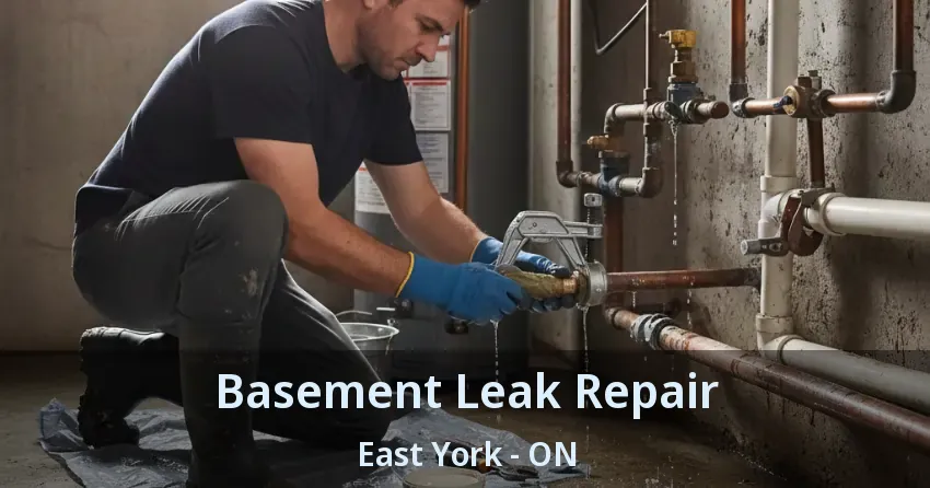 Basement Leak Repair East York - ON