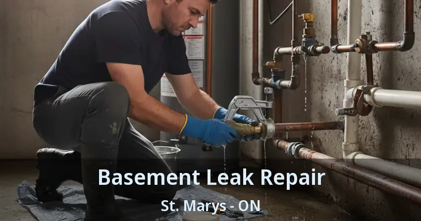 Basement Leak Repair St. Marys - ON