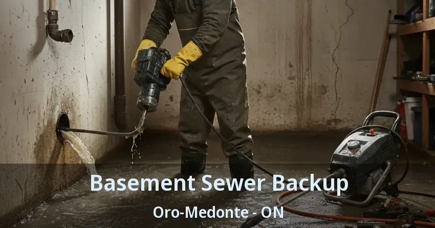 Basement Sewer Backup Oro-Medonte - ON