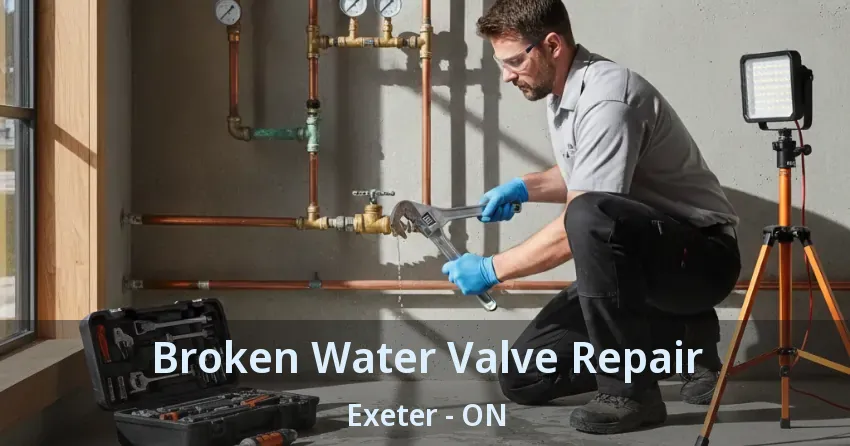 Broken Water Valve Repair Exeter - ON