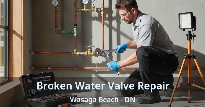 Broken Water Valve Repair Wasaga Beach - ON