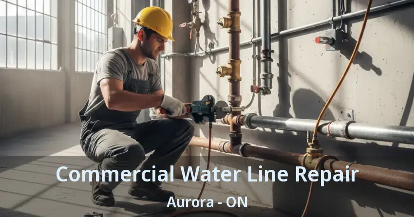 Commercial Water Line Repair Aurora - ON