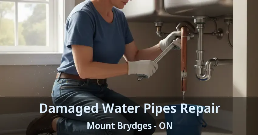 Damaged Water Pipes Repair Mount Brydges - ON