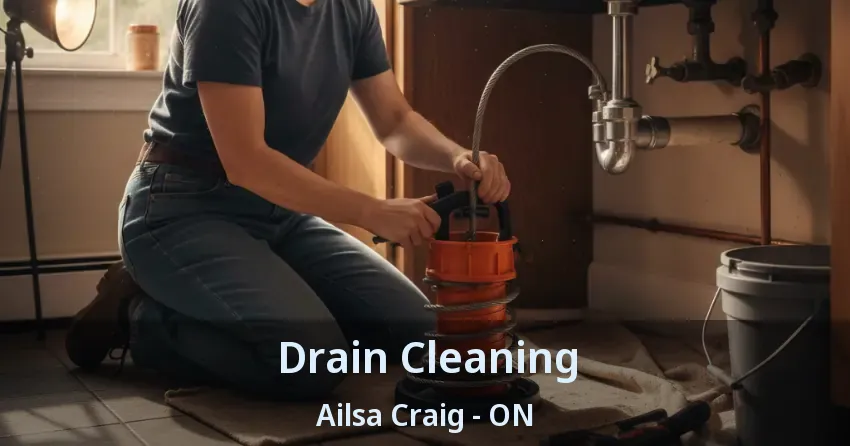 Drain Cleaning Ailsa Craig - ON
