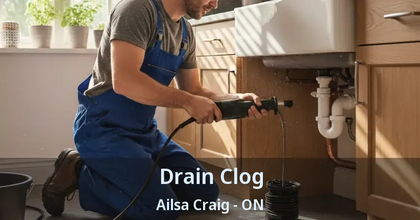 Drain Clog Ailsa Craig - ON