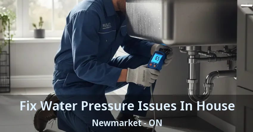 Fix Water Pressure Issues In House Newmarket - ON