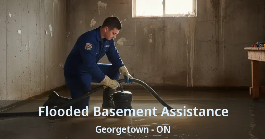 Flooded Basement Assistance Georgetown - ON