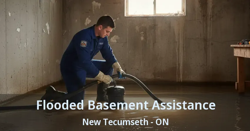 Flooded Basement Assistance New Tecumseth - ON