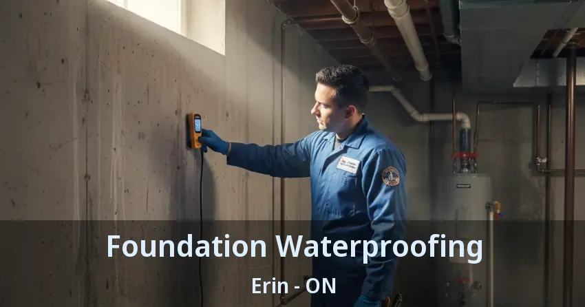 Foundation Waterproofing Erin - ON