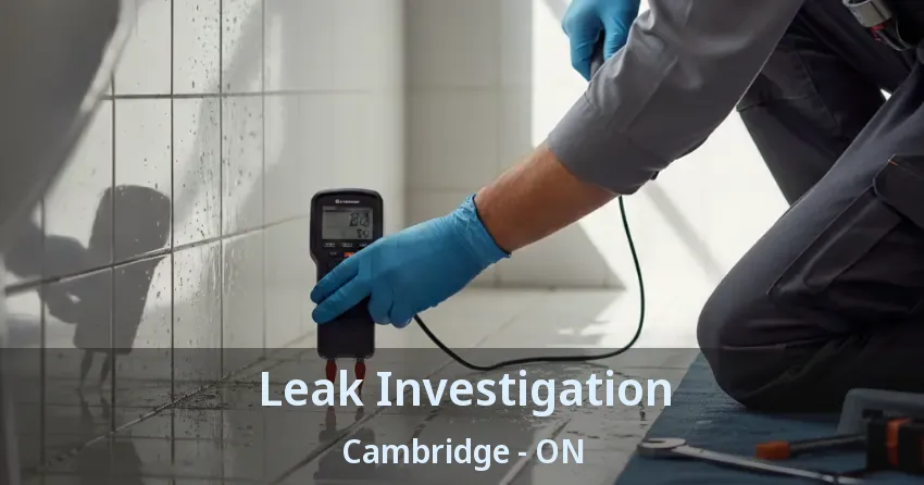 Leak Investigation Cambridge - ON