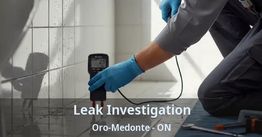 Leak Investigation Oro-Medonte - ON