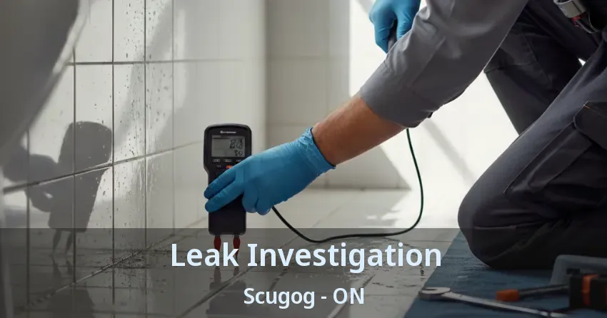 Leak Investigation Scugog - ON