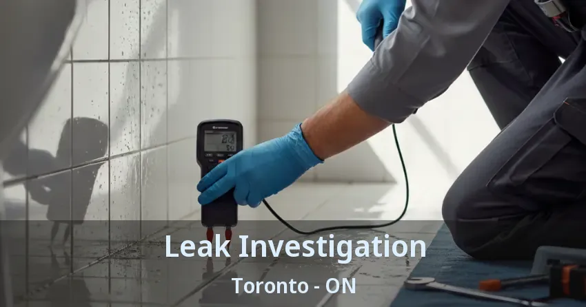 Leak Investigation Toronto - ON