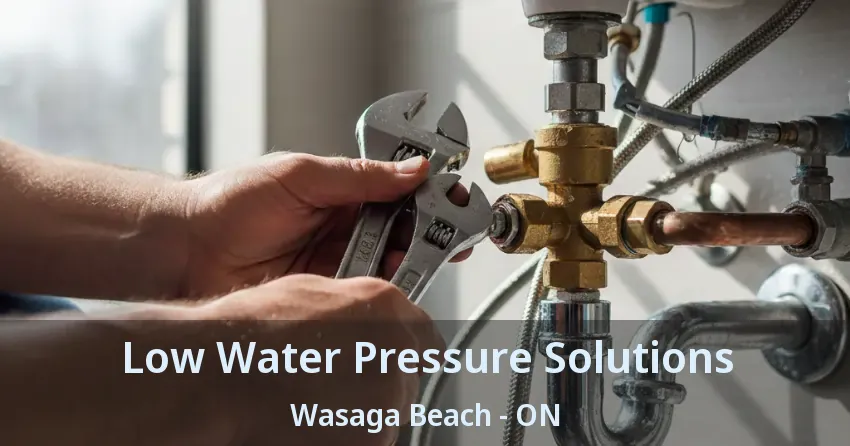 Low Water Pressure Solutions Wasaga Beach - ON