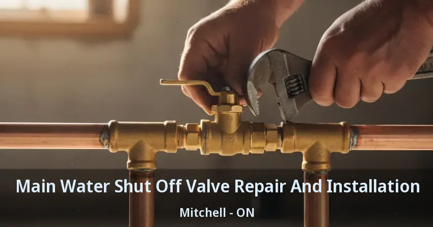 Main Water Shut Off Valve Repair And Installation Mitchell - ON