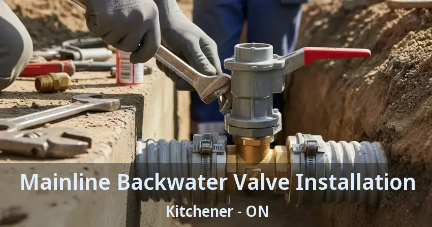 Mainline Backwater Valve Installation Kitchener - ON