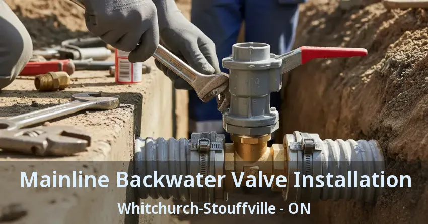 Mainline Backwater Valve Installation Whitchurch-Stouffville - ON