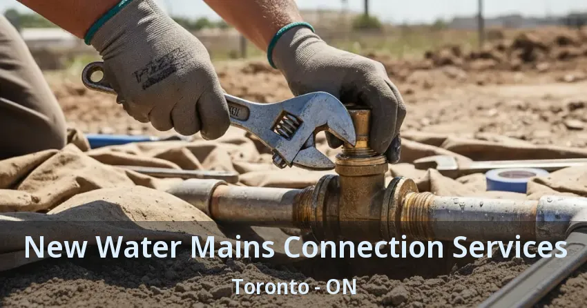 New Water Mains Connection Services Toronto - ON
