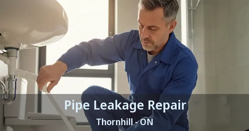 Pipe Leakage Repair Thornhill - ON