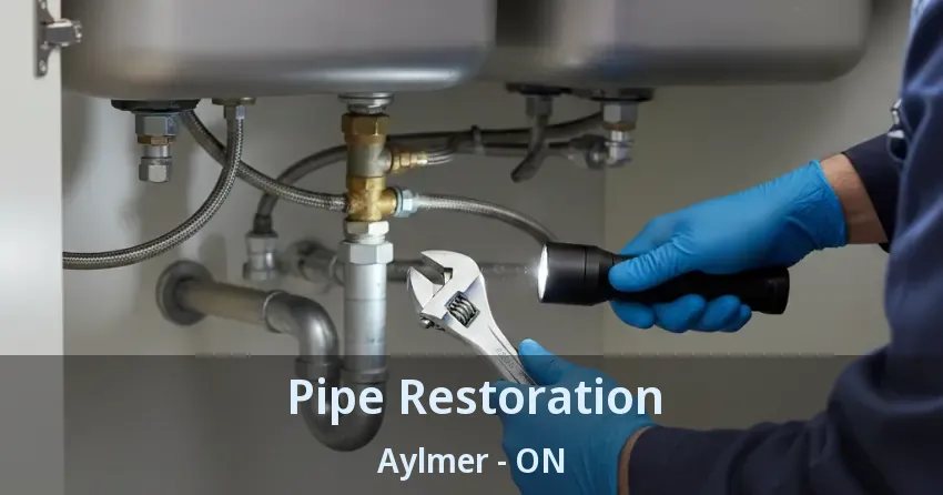 Pipe Restoration Aylmer - ON