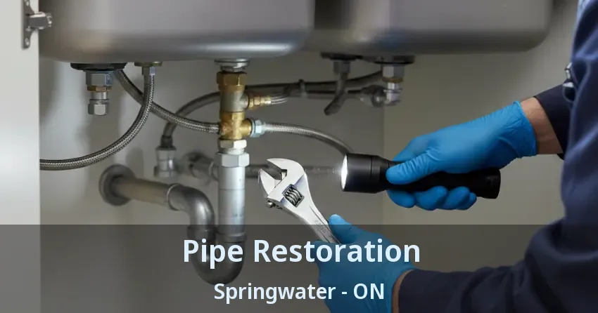 Pipe Restoration Springwater - ON