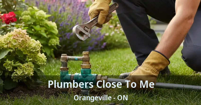 Plumbers Close To Me Orangeville - ON