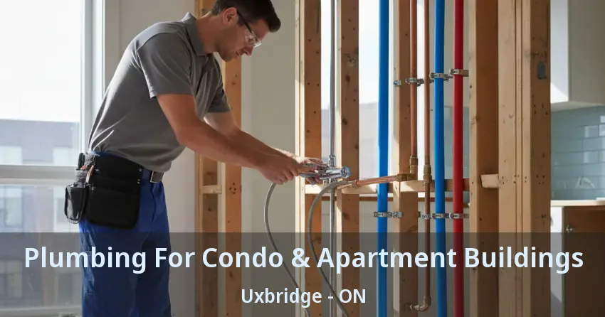 Plumbing For Condo & Apartment Buildings Uxbridge - ON