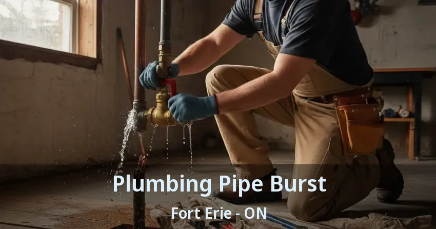 Plumbing Pipe Burst Fort Erie - ON