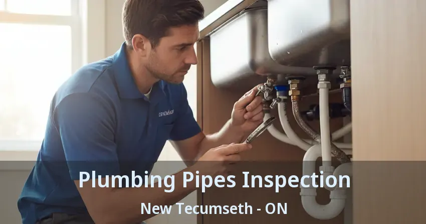 Plumbing Pipes Inspection New Tecumseth - ON