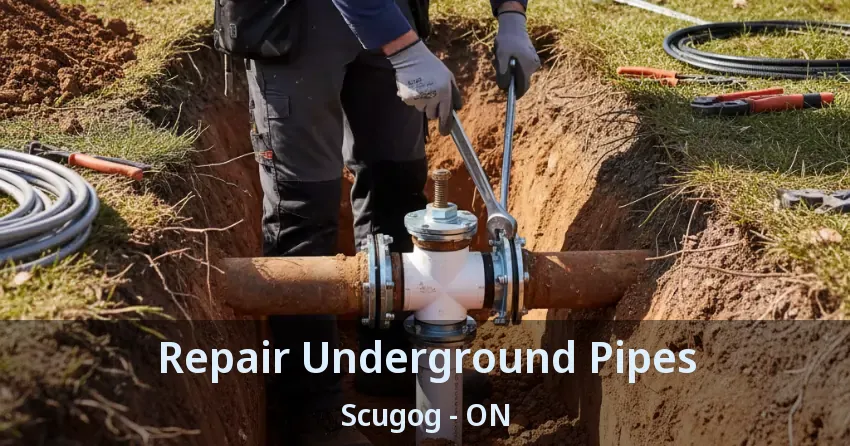 Repair Underground Pipes Scugog - ON