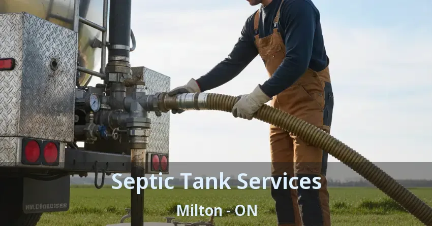 Septic Tank Services Milton - ON