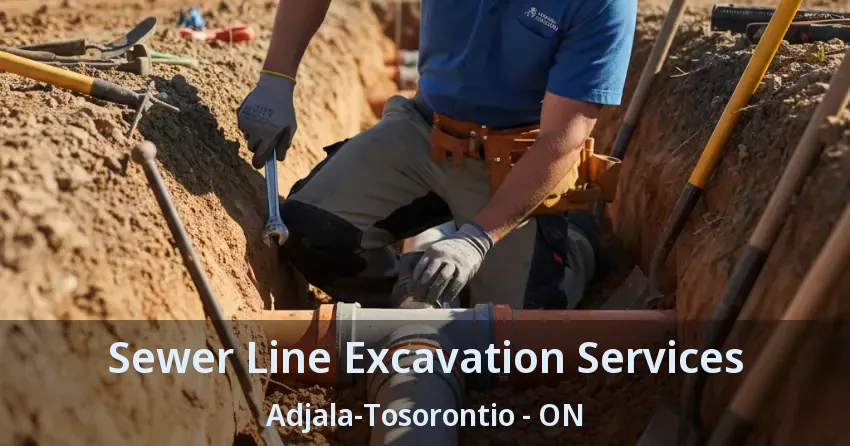 Sewer Line Excavation Services Adjala-Tosorontio - ON