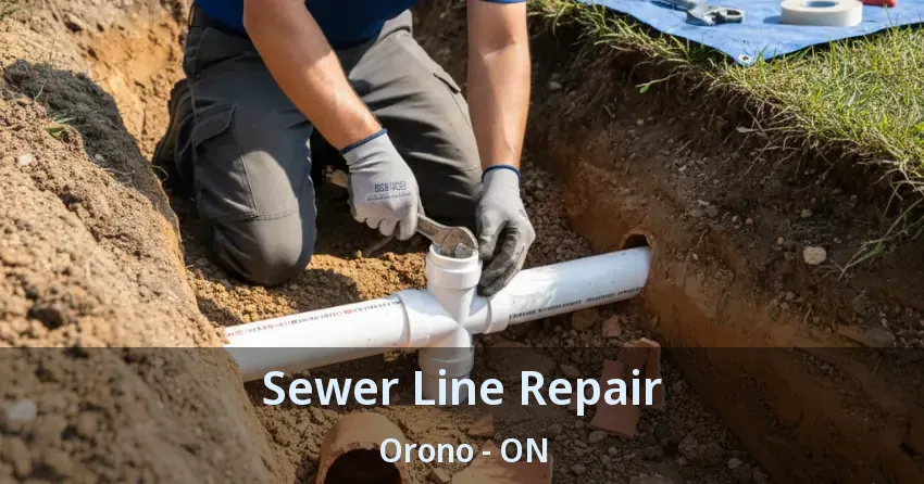 Sewer Line Repair Orono - ON