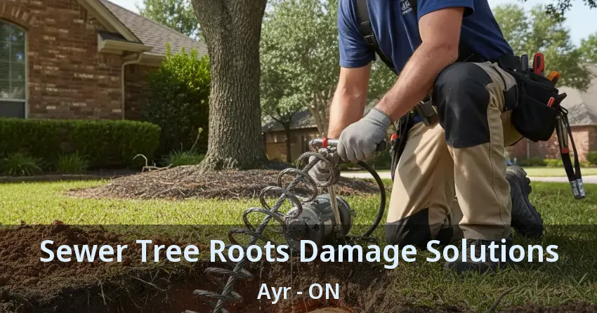 Sewer Tree Roots Damage Solutions Ayr - ON