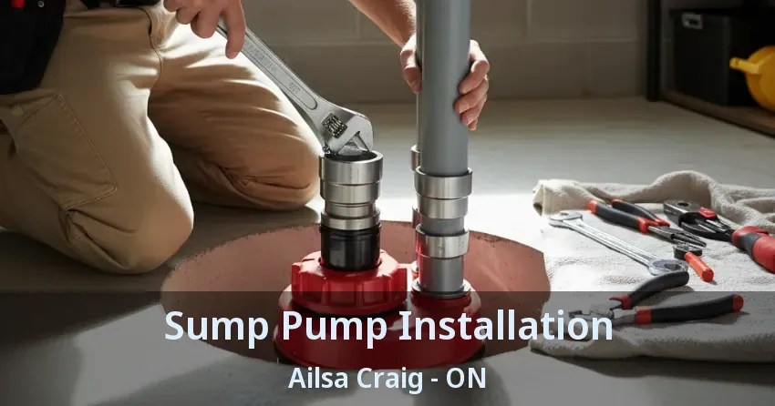 Sump Pump Installation Ailsa Craig - ON