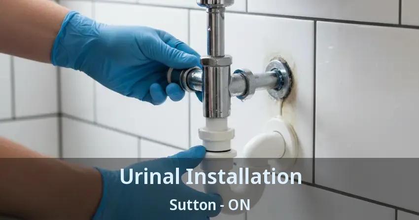 Urinal Installation Sutton - ON