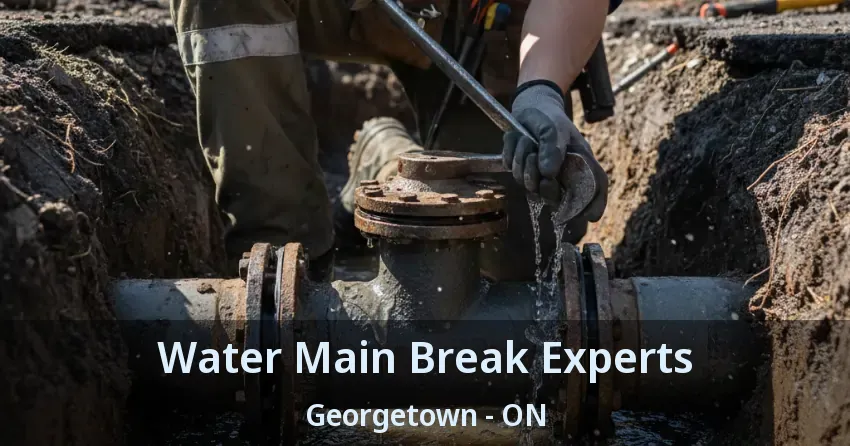 Water Main Break Experts Georgetown - ON