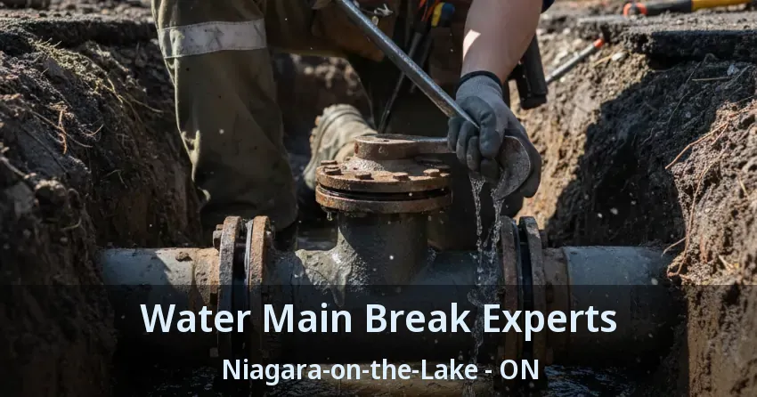 Water Main Break Experts Niagara-on-the-Lake - ON