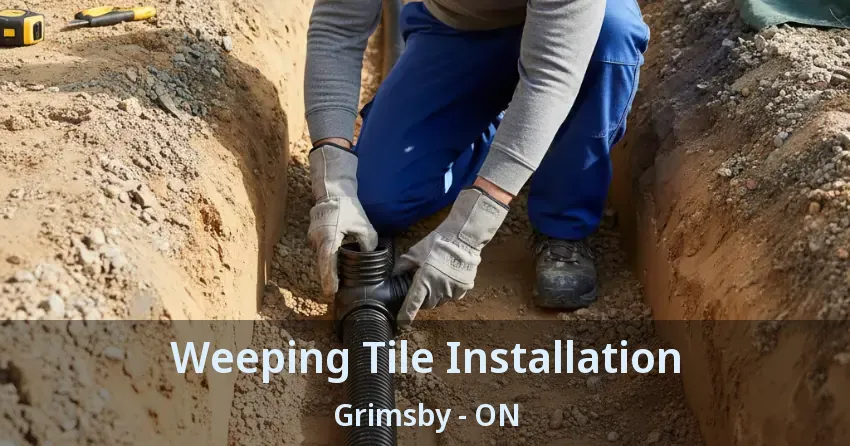 Weeping Tile Installation Grimsby - ON