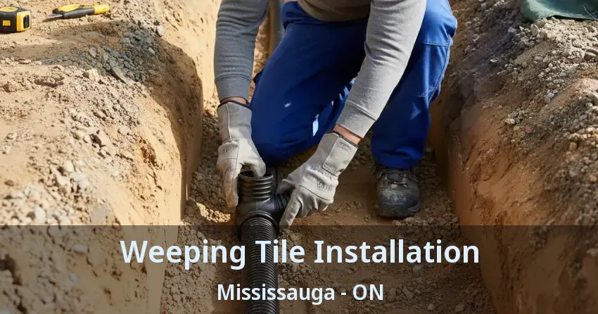 Weeping Tile Installation Mississauga - ON