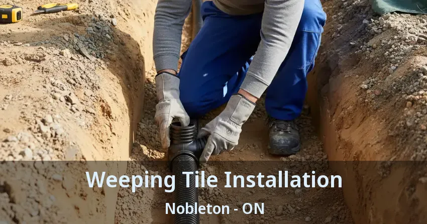 Weeping Tile Installation Nobleton - ON