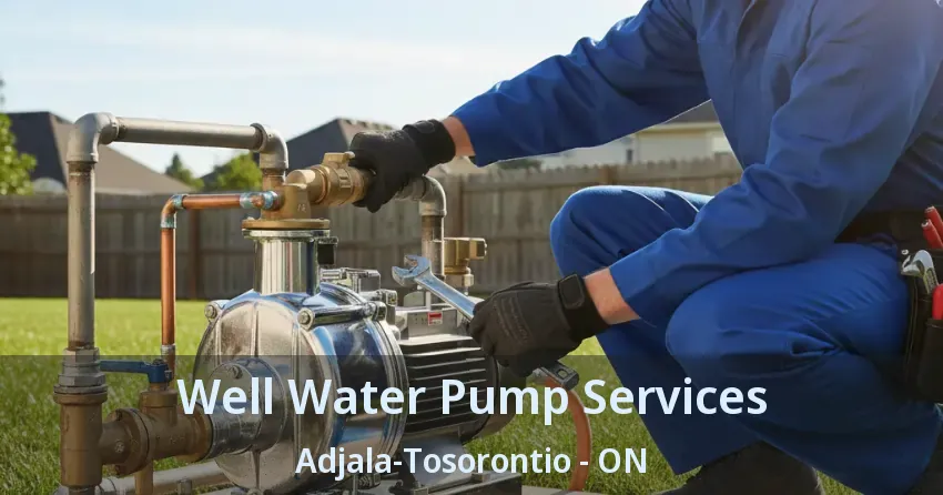Well Water Pump Services Adjala-Tosorontio - ON